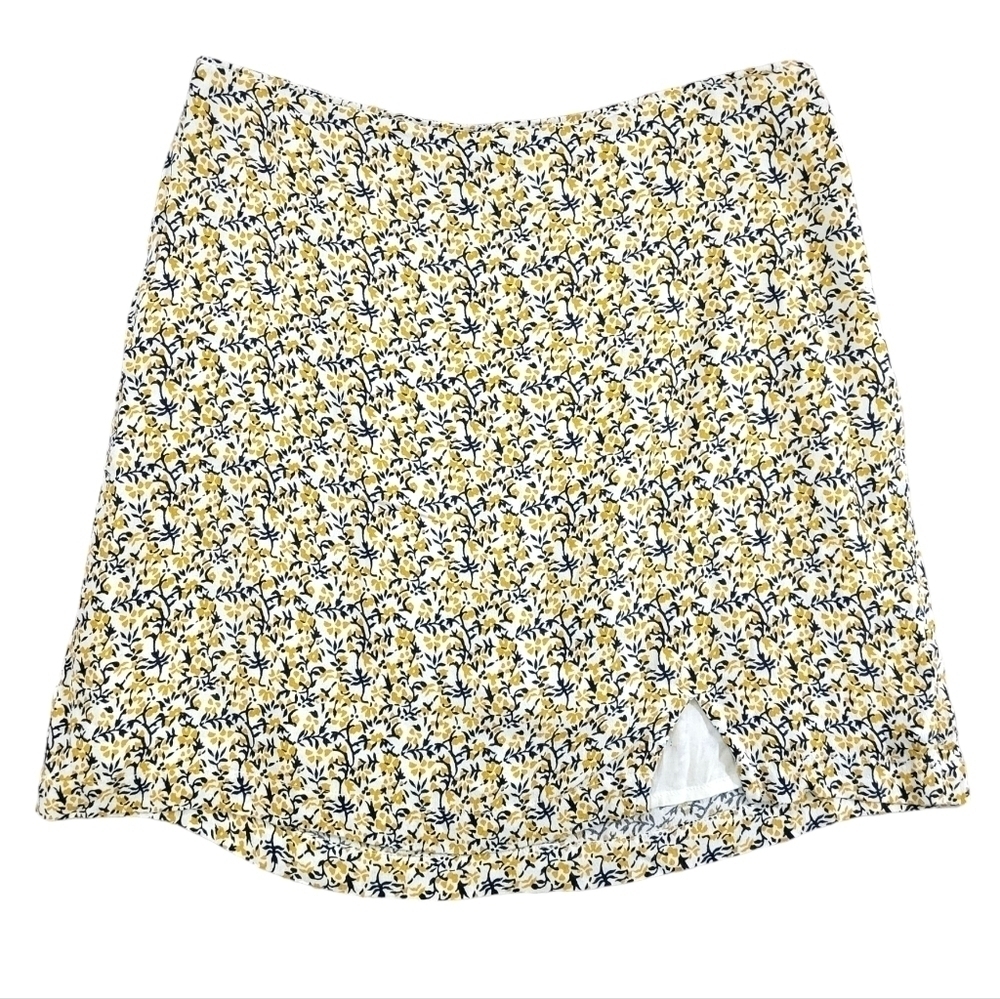 Abercrombie‎ & Fitch Blue and Yellow Mini Skirt Size M 🖤